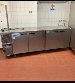 Precision 4 door counter top fridge