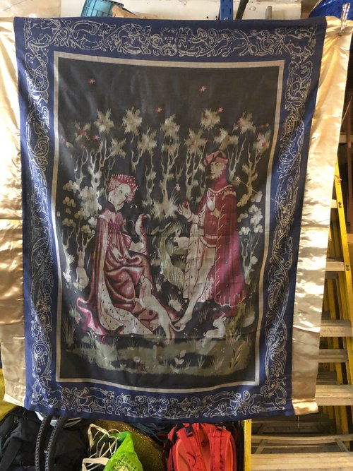Medieval Style Tapestry Fabric Banners Medieval Style Tapestry Fabric Banners