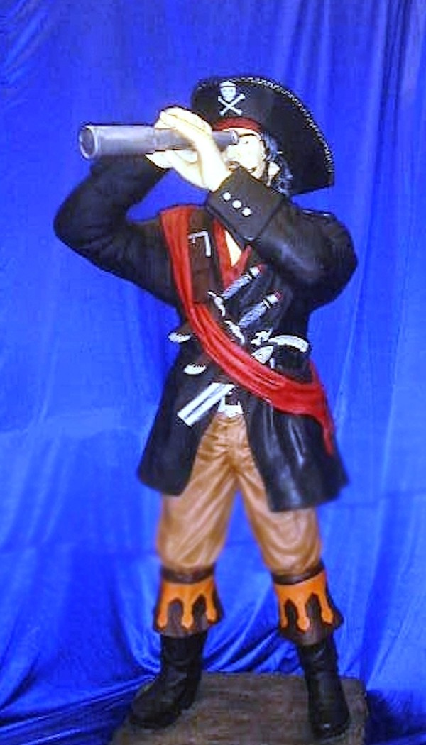 Resin Pirate with Telescope