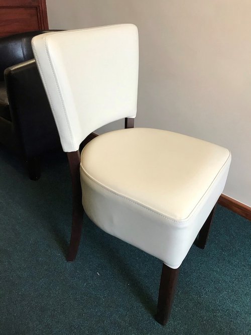 White Faux Leather Dining Chairs White Faux Leather Dining Chairs