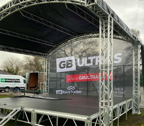 Stage decks and roof system Stage decks and roof system