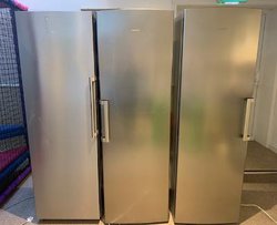 Upright fridges and freezers