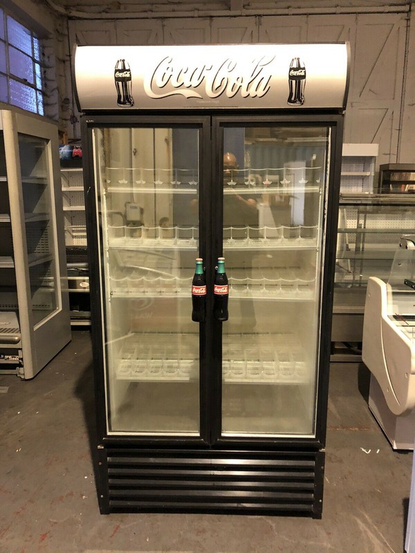 True Coke 1 Metre Double Door Display Chiller