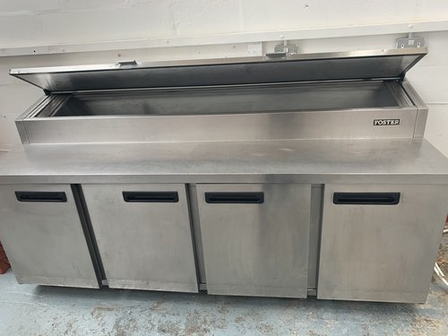 Fosters PREMG600L 4 Door Bench Fridge fridge