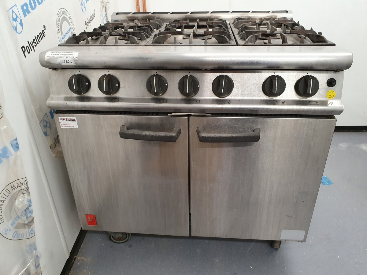 Secondhand Catering Equipment Gas Range Cookers Used Falcon G3101 6