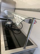 Heated gantry with sneeze guard