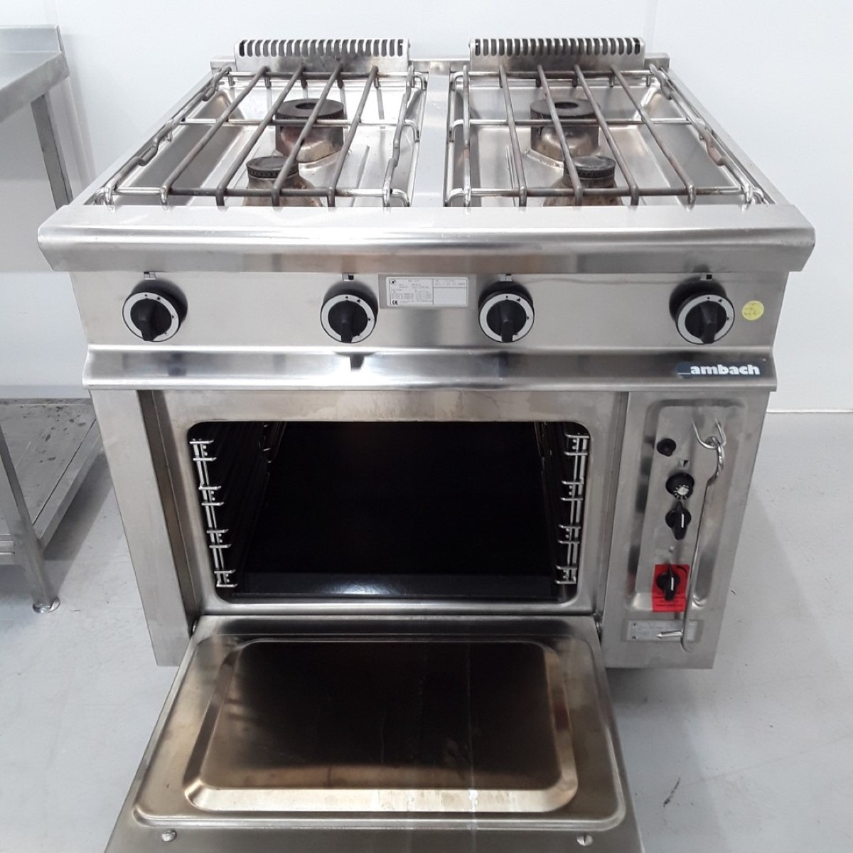 Secondhand Catering Equipment Gas Range Cookers Used Ambach 90 4