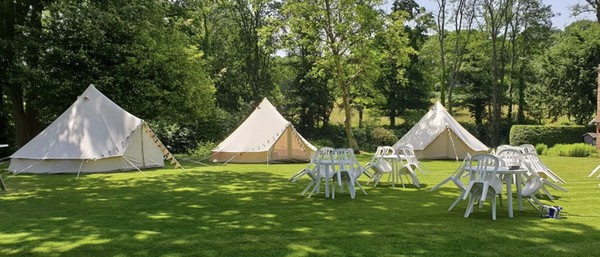 Bell tent hire business for sale