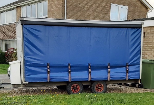 Used Low Bed Curtainside Trailer