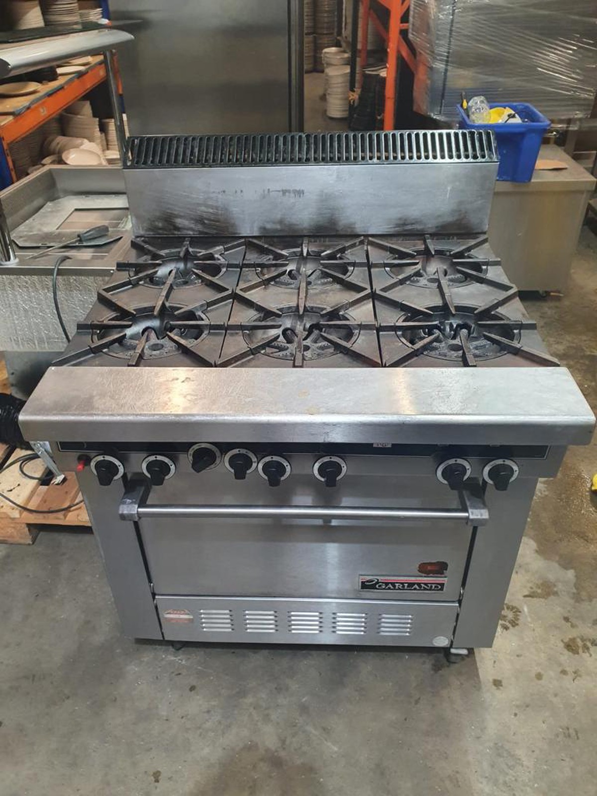 Secondhand Catering Equipment | Gas Range Cookers | Garland GF36-6R Six