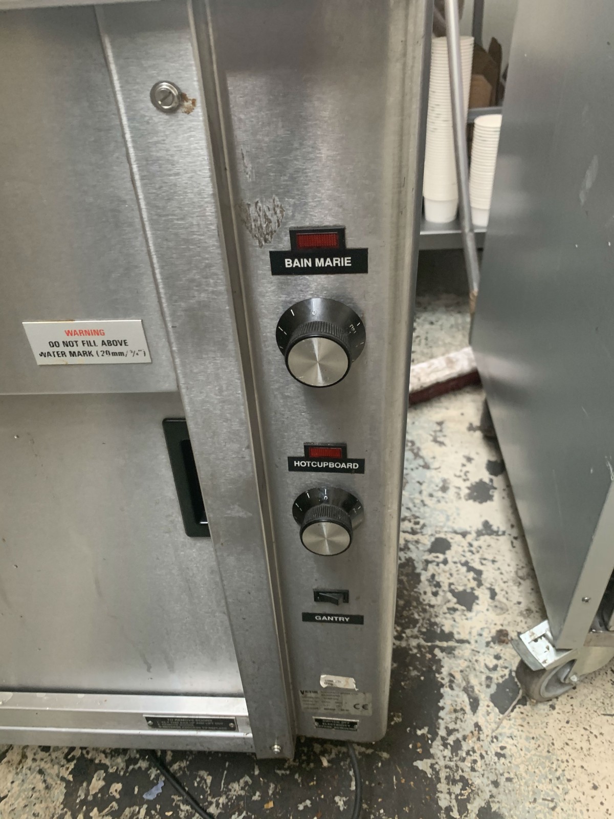 Secondhand Catering Equipment Food Service Trolleys with Bain Maries