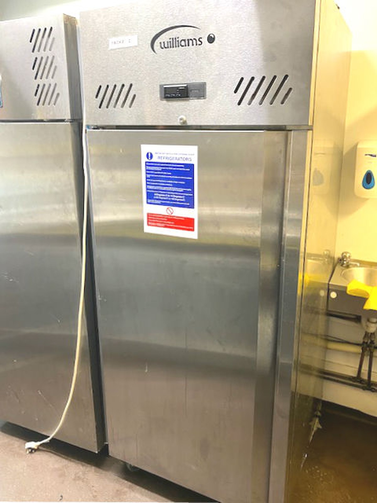 Secondhand Catering Equipment Upright Fridges Single Door Williams