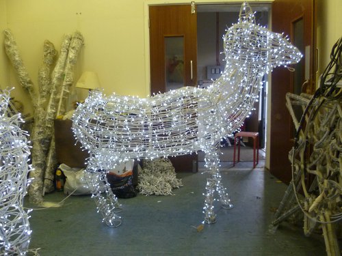 Light Up Large Christmas Reindeer Light Up Large Christmas Reindeer
