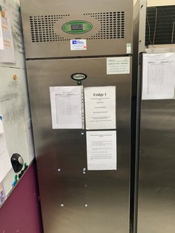 Fosters ESPG600H Upright Single Fridge