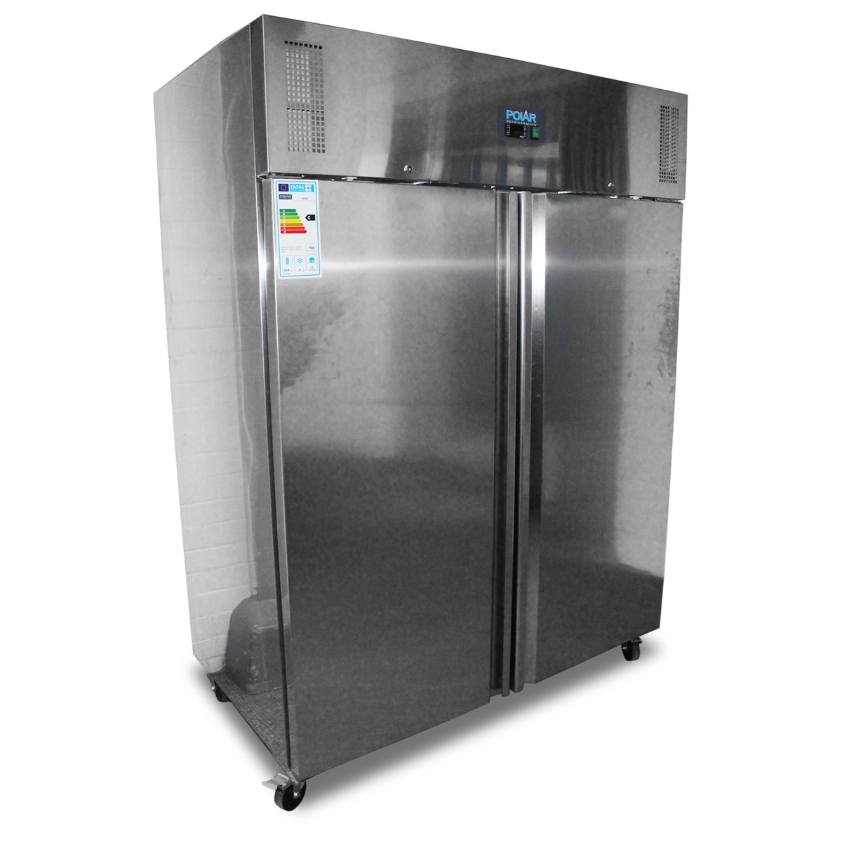 Secondhand Catering Equipment Upright Fridges Double Door Polar