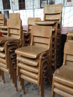 91x Wooden Chairs