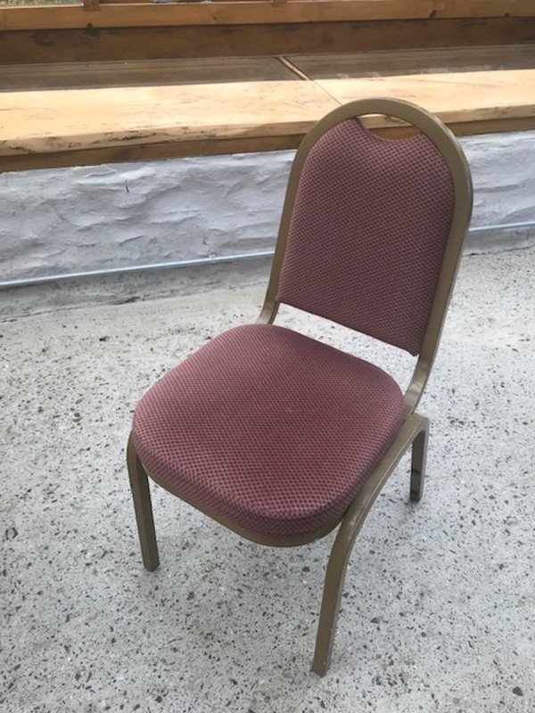 Secondhand Chairs and Tables Steel Frame Banqueting Chairs 110x