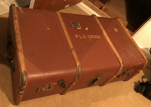1960's school trunk 1960's school trunk
