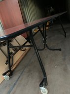 Folding Tables on Castors for sale