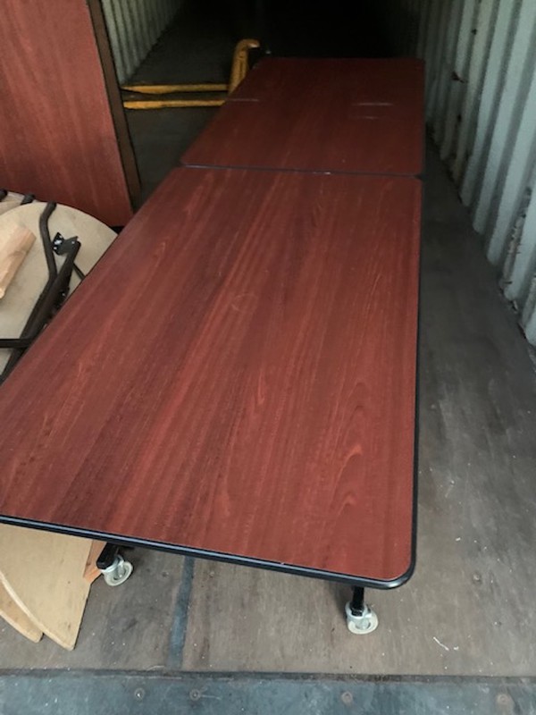 Used Folding Tables on Castors