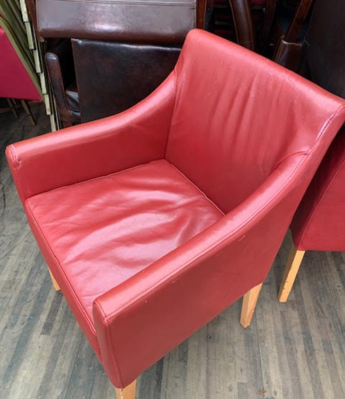 Secondhand Chairs and Tables | Tub Chairs | 8x Good Tub Chairs - London