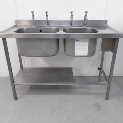 Used Stainless Double Sink