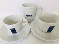 Lavazza Coffee cups and saucers