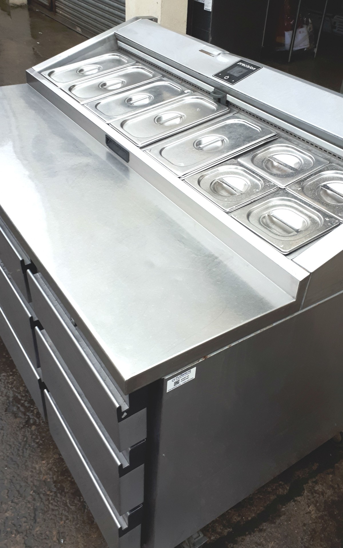 Secondhand Catering Equipment Toppings Chiller / Fridge Pizza Prep