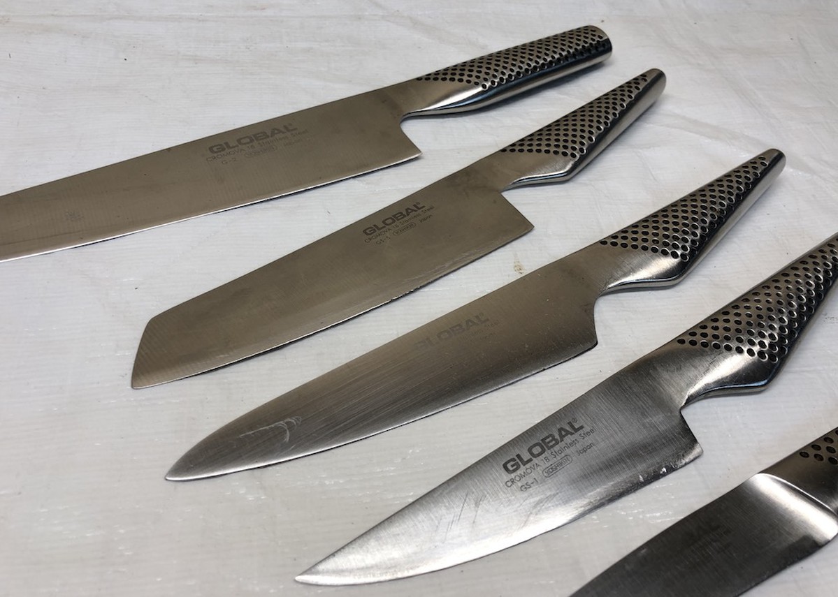 Secondhand Catering Equipment Chefs Knives Set of 6 Professional