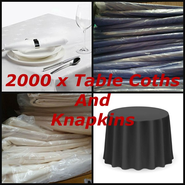 2000 Ex Hire table cloths