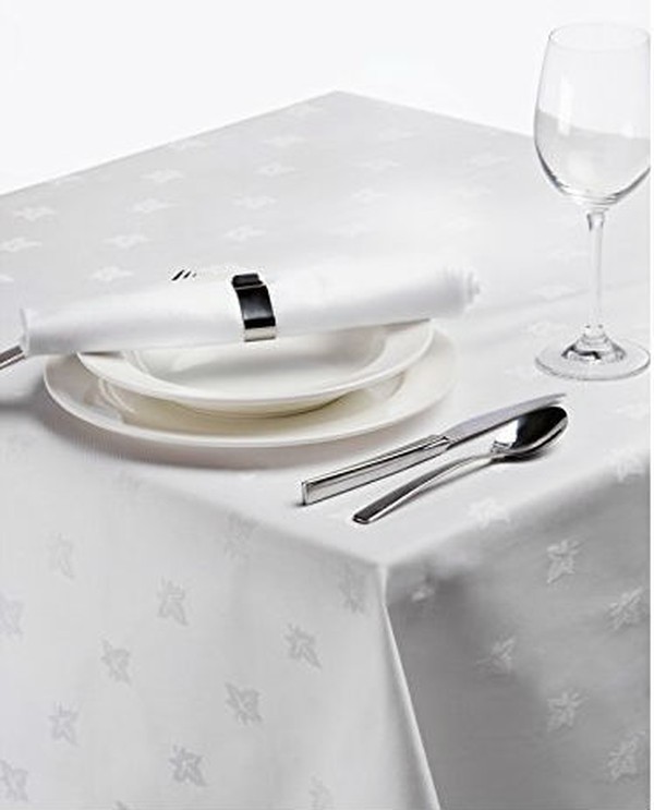 White Ivy pattern tablecloths