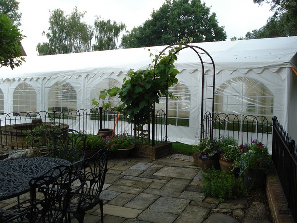 6m x 14m Marquee with window walls