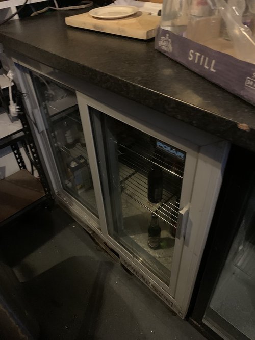 Polar 2 Door Bottle Fridge