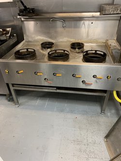 5 Burner Wok Cooker