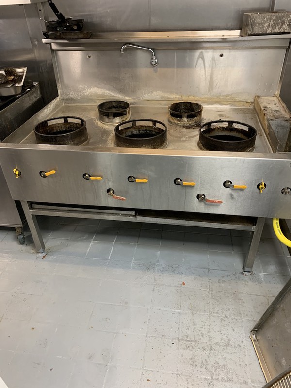 5 Burner Wok Cooker