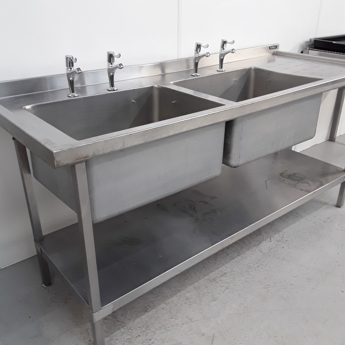 Secondhand Catering Equipment | Double Sinks | Used Moffat Double Sink ...