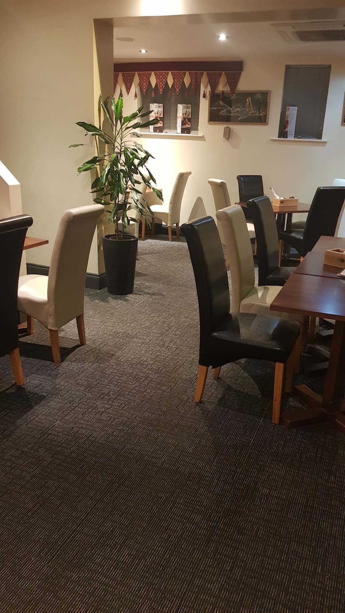 36x high back faux leather chairs in black and ivory  stokeontrent  staffordshire