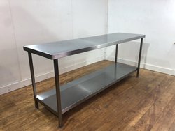 Stainless Steel Table With Undershelf