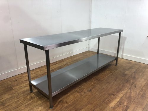 Stainless Steel Table With Undershelf