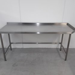 1.8m x 66cm stainless steel table