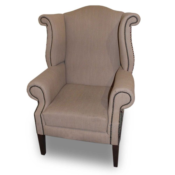 plain front armchair