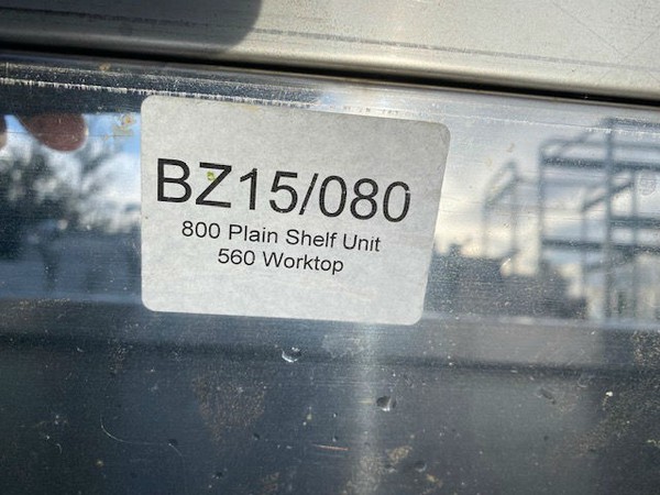 BZ15/080 800 Plain Shelf Unit / 560 Worktop