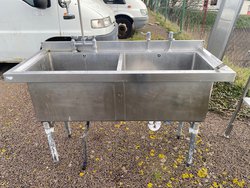 Very deep double sink for sale