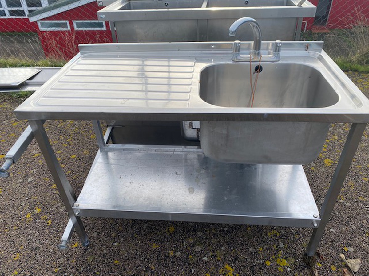 Secondhand Catering Equipment Single Sinks Free Standing Catering