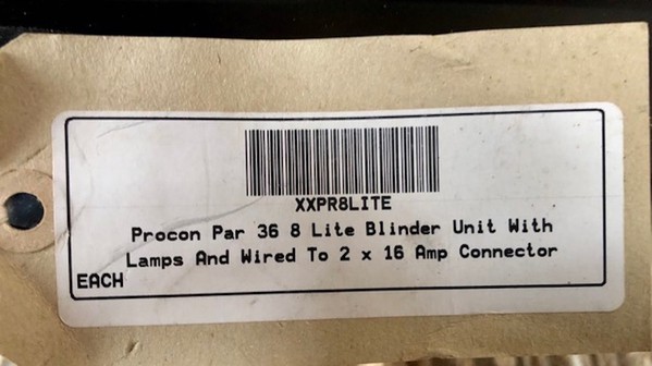 Used Procon Par 36 8 Lite Molefay Blinders