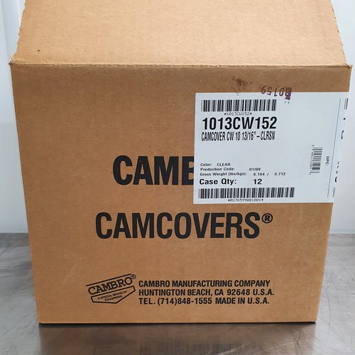 New B Grade Cambro  11" Plate Covers X 12	(12785) New B Grade Cambro  11" Plate Covers X 12	(12785)