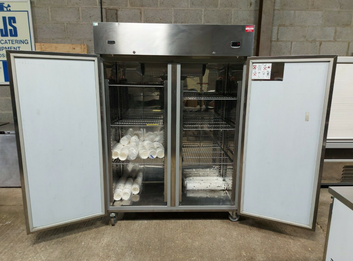 Secondhand Catering Equipment Upright Double Door Freezers