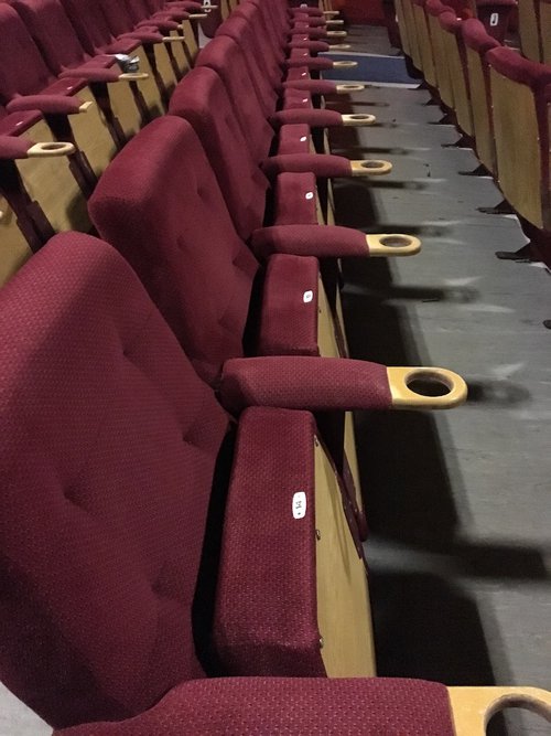 Used theater outlet seats