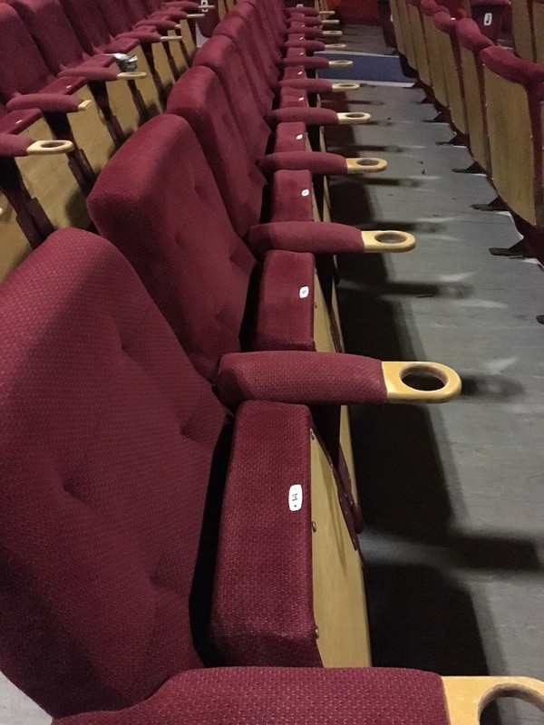 Red Velour Cinema Seats