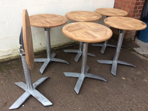 second hand outdoor tables for sale